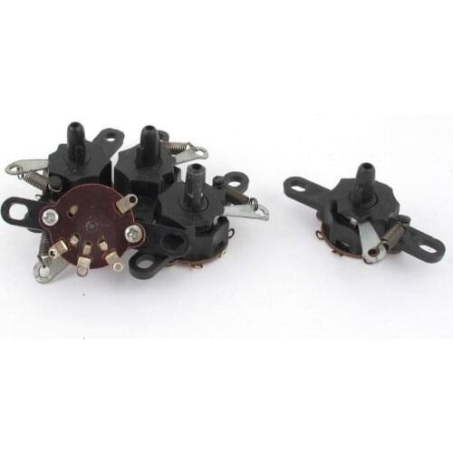 5 Pcs Electric Wall Fan Latching 3 Speed Rotary Pull Cord Switch