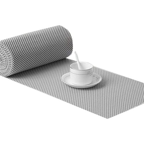 DIY Square Hollow PVC Foaming Non-Slip Mat Multifunctional Environmental Protection Kitchen Drawer Shower Waterproof Doormat