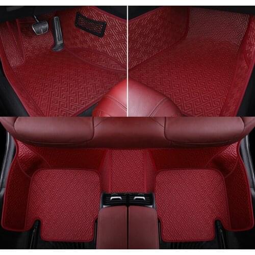 Custom car floor mats for auto Ssangyong All Models Rexton Korando Rodius ActYon kyron car styling auto accessories car mats