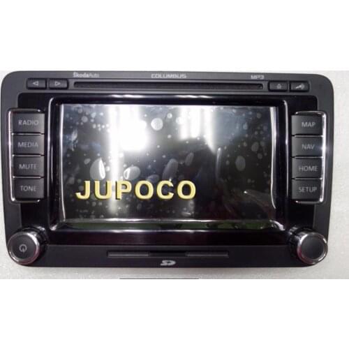 RNS510 LCD display with frame buttons and Logic board for Skoda Clumbus