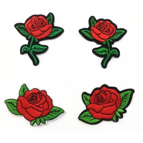 Water soluble embroidered flowers lace patch applique embroidery garment sew accessories