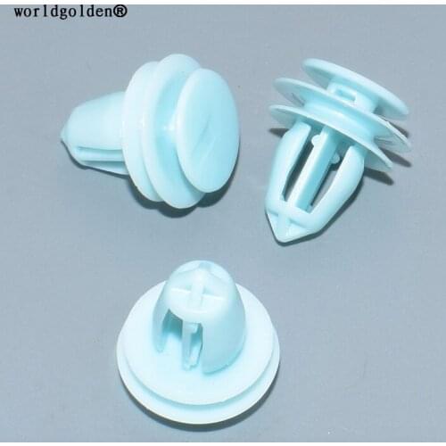 Worldgolden 100pcs plastic clip Door Panel Retainer for Honda 91560-S9A-A01