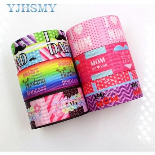 YJHSMY D-18113-141,10 yards, 25 mm Cartoon Printed grosgrain ribbons,DIY handmade Hair accessories Material wedding gift wrap