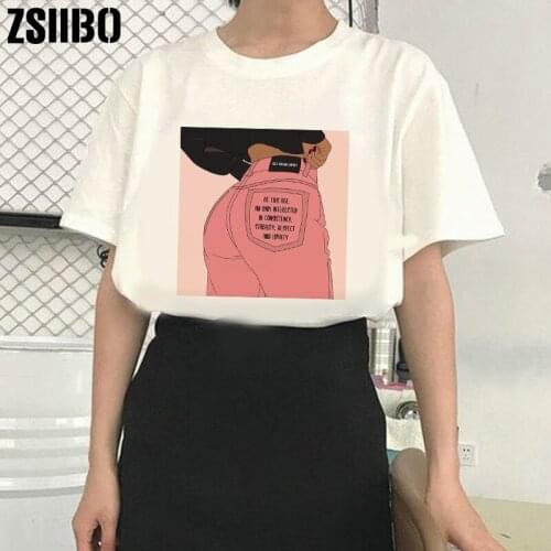 Womens Shirts Short Sleeve Harajuku clothing T-shirt Tops vintage vegan punk ropa mujer jersey tee print Tshirts Female clothes