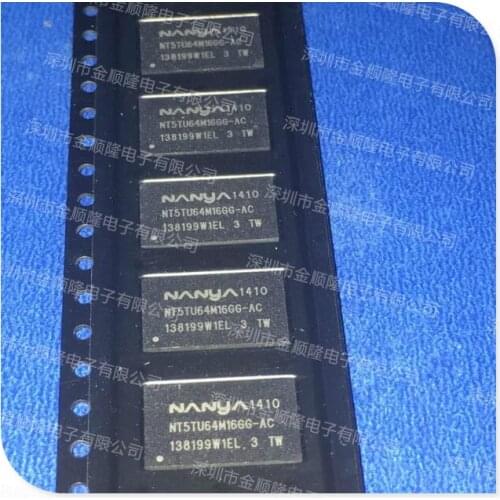 5pieces NT5TU64M16GG-AC DDR