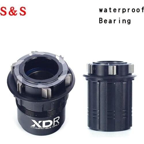 6 pawls Freehub Hub Adapter XDR MTB Bike hub parts waterproof Bearings 11/12S Rear Hub Cassette Body