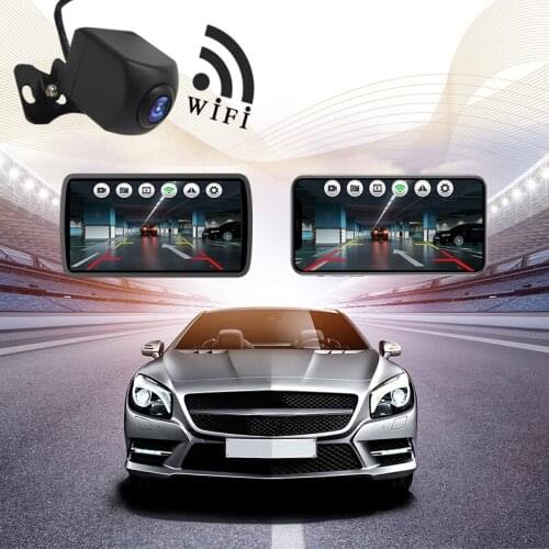 720P WIFI Car Rear View Backup Camera Reverse Front Side View Wireless Camera Night Vision Reversing Dash Cam For IOS Android