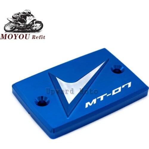 For Yamaha MT07 MT-07 2014 - 2016 2017 2018Aluminum Motorcycle CNC Front Brake Oil Reservoir Fluid Cap Billet