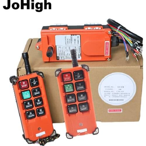 JoHigh F21-E1B Wireless Industrial Hoist Remote Control 2 Transmitters + 1 Receiver