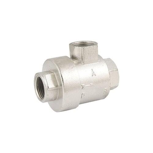BQE-04 1 In 2 Out Pneumatic 2 Way 1/2" BSP Outlet Air Quick Exhaust Valve New
