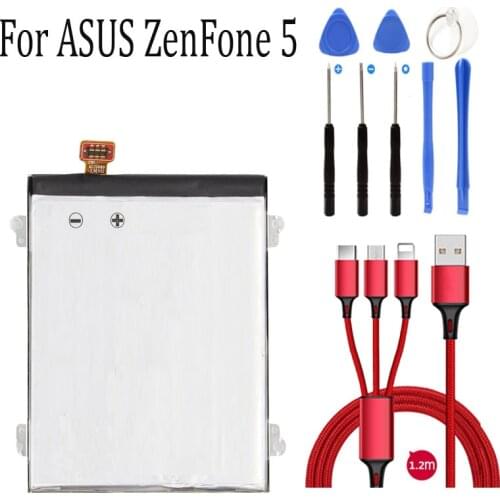 C11P1324 Battery For ASUS ZenFone 5 A500G Z5 T00J ZENFONE5 A500CG A500KL A501CG +USB cable+toolkit