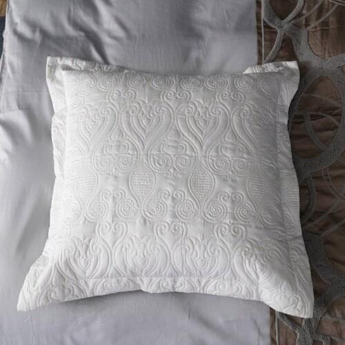 Special Offer: Embroidered Cushion Covers 300TC Egyptian Cotton 2pcs 60*60cm for Home Bed Living Room Decoration Sofa Cover