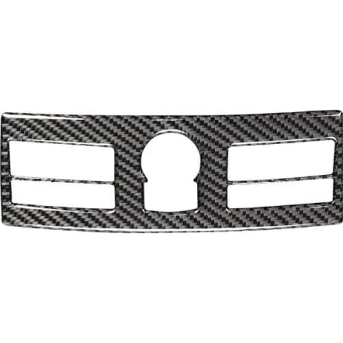 For Nissan 350Z 2006-2009 Carbon Fiber Navigation System Control Frame Panel Sticker Cover Trim