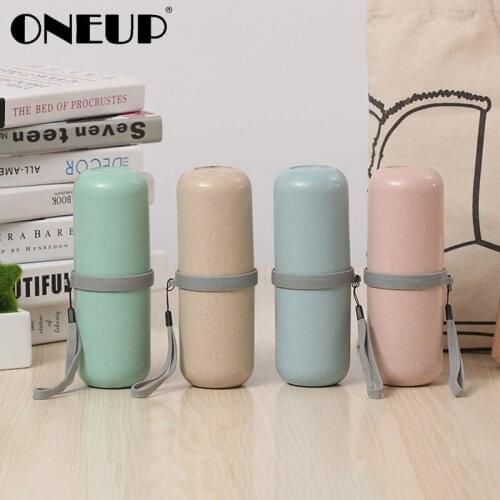 ONEUP Travel Wash Cup Toothpaste Toothbrush Partition Storage Box Outdoor Creative Storage Cup Portable Bathroom Accessories Set