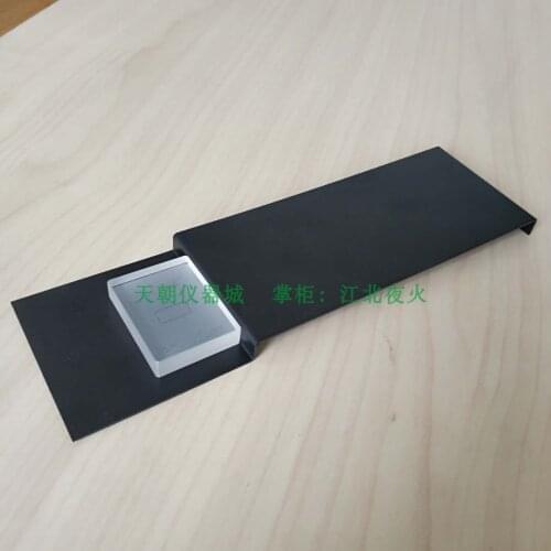 Roughness meter measuring glass pad/test block pad/calibration block measurement board/test positioning board/test block rack