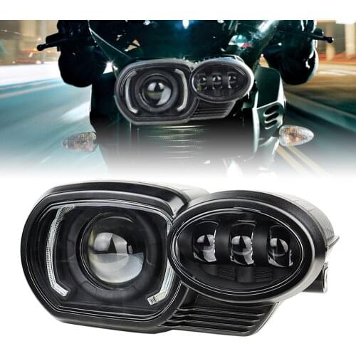 K1200R Headlight Upgrade Replacement Motorcycle Led Headlamp with DRL for BMW K1200R 2005~2009 K1300R 2010~2013