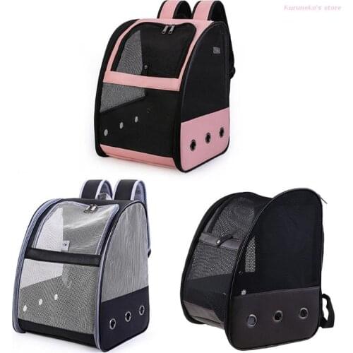 Neko Bird Cage Breathable Carrier Backpack Foldable Lightweight Outdoor Travel Multi Purpose PU Mesh Pet Parakeet Parrot Bag