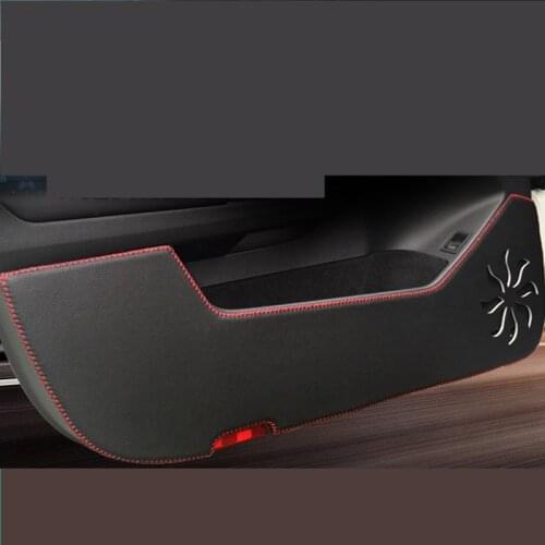 Leather Anti-Kick Pad For Citroen C4 C5 C6 C4L C3-XR C2 Z2EA1037
