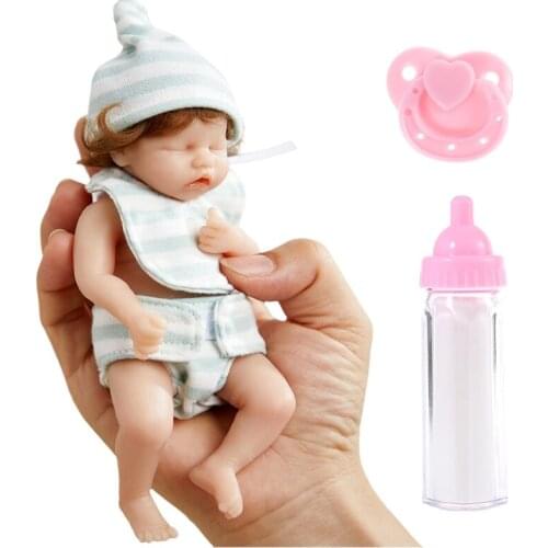 6in Handmade Cuddle Doll Soft Toy Lifelike Reborns Doll Girls Best Party Gift