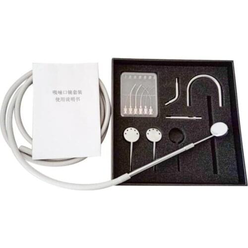 Dental Tool Set Mouth Mirror Dental Hygiene Kit Instrument Fog Free Suction Mirror System