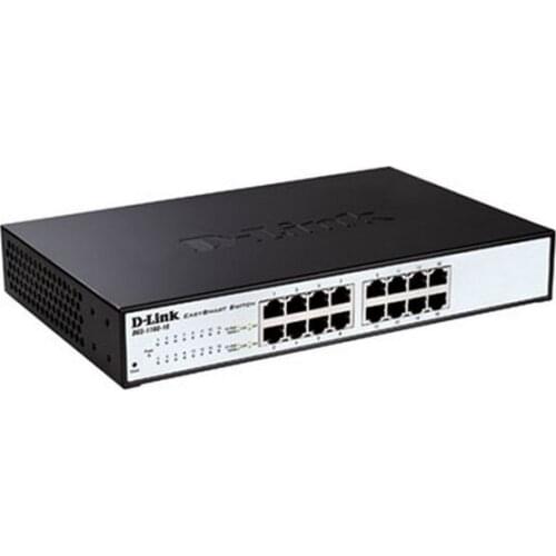 Desktop Switch D-Link EasySmart DGS-1100-16 8 Puertos RJ45 32 Gbit/s 1 Gbit/s Black
