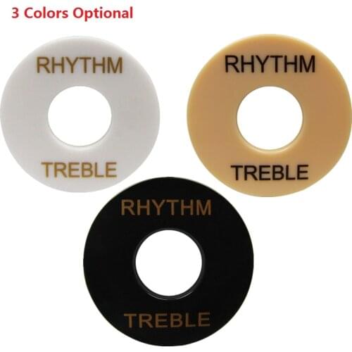 NEW 6pcs Guitar Toggle Switch Plate Rhythm Treble Washer Ring for LP/SG Style Electric Guitar