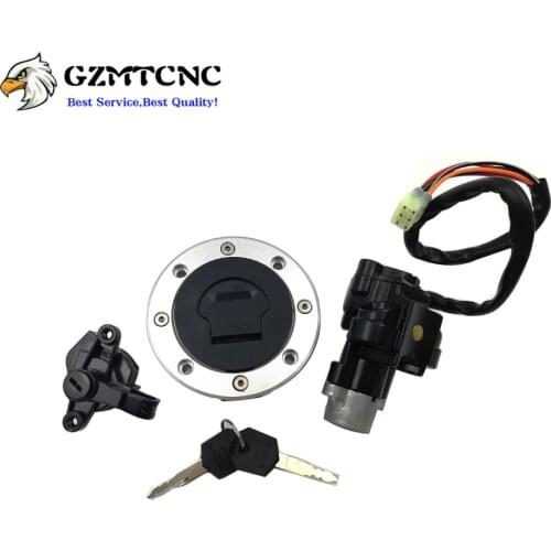 Ignition Switch +Fuel Oil Tank Cap Seat Lock Key For Suzuki BANDIT GSF600 GSF 600 1995-2004 GSF1200 GSF 1200 1997-2005 2004 2003
