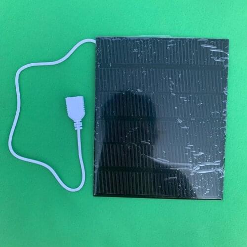 USB rechargeable solar panels Easy to carry for travel picnics and mountain climbing Ready to "replenish energy" for you