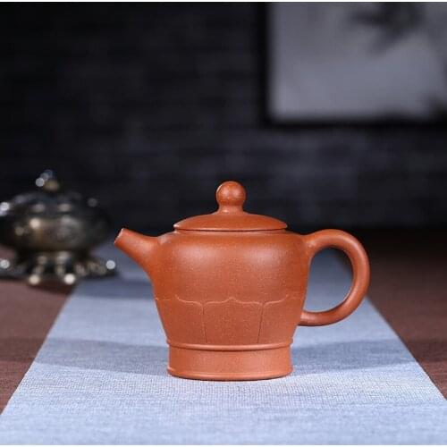 Recommended quality goods manual famous ore down slope mud lotus flower pot of kung fu tea set wholesale the teapot