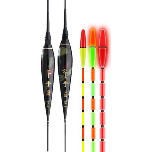 Fishing Floats Fish Bite Automatic Reminder Color Change Smart LED Fishing Ultra Thick Tail Electronic Luminous Buoy In stock