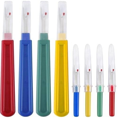 8PCS Seam Ripper Cross Stitch Sewing Tools Sharp Stitches Removed Tool Safe Plastic Handle Craft Thread Cutter Sewing Tools