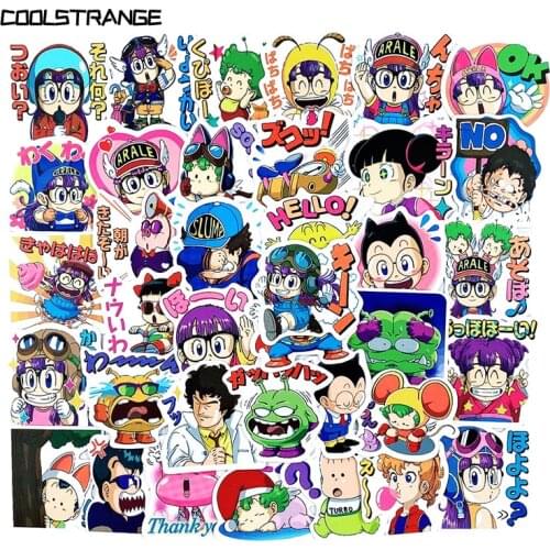 10/40Pcs Arale Cartoon Style Sticker For Childrens Motorcycles Skateboards Phones DIY Hand Diaries Scrapbooks Desk Stickers