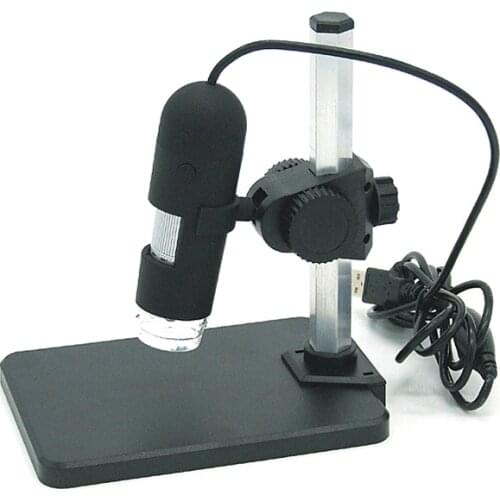 500X Digital Brightness Adjustable 8 LED USB Microscope Measurement Function Electronic Magnifier Camera Webcam Endoscope Loupe