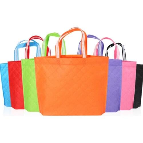 8 Colors Non-woven Fabric Shopping Bags Reusable Eco Friendly Woman Handbag Clothing Reticule Storage Bag Party Gift FavorSN1367