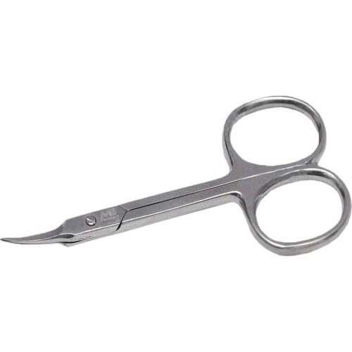 9.5cm Gold Handle Steel Scissors Straight Pointed Curved Double Scissors Scissors Surgical Suture Eyelid R4P9