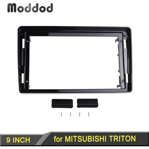 9 INCH Radio Fascia for MITSUBISHI TRITON 2019 Dash Installation Trim Kit Frame GPS DVD Stereo Panel Audio Bezel Face Plate