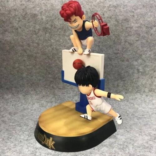 Hot Slam Dunk SHOHOKU Hanamichi Sakuragi Rukawa Kaede Basketball Comic Anime Inoue Takehiko Genius 30cm Figure Model Toys