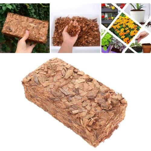Coco Coir Brick Fiber Peat Soilless Potting Soil Garden Coconut Shell Brick