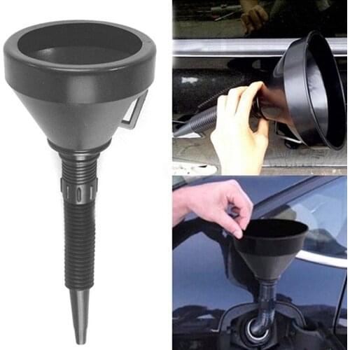 Car Motorcycle Refueling Filter Funnel Gasoline Engine Oil Diesel Additive Multi-Function Portable Plastic Funnel