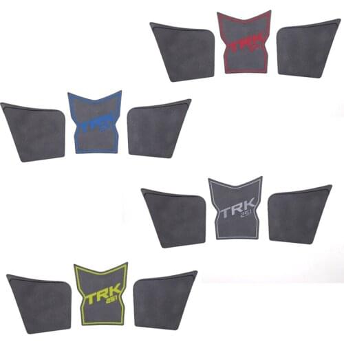 New motorcycle tank Traction Pad side gas kneepad protector anti-slip sticker for Benelli TRK251 TRK 251 BLACK