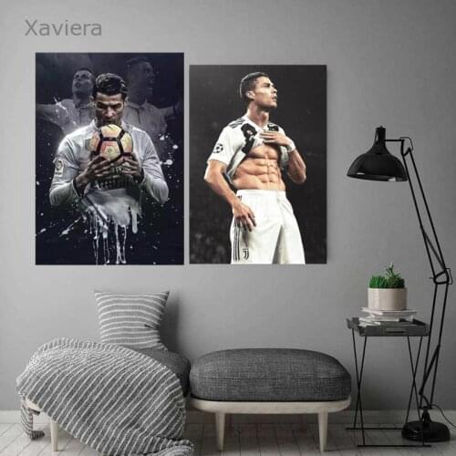 Cristiano Ronaldo Poster Football Star Mvp Art Canvas Painting On The Wall Home Decor Frameless Prints and Picture Frameless