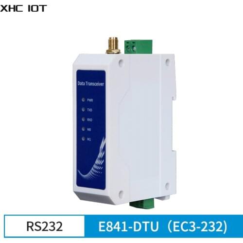 4G Cat1 DTU RS232 Wireless Transceiver Receiver Modem APN VPN Network Module UDP Sever E841-DTU(EC03-232) SMA Interface