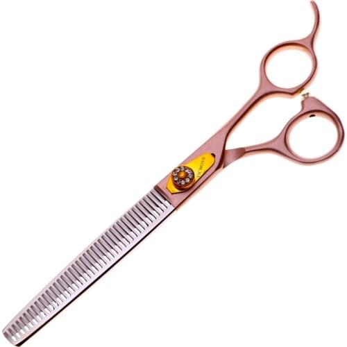 7 Inch Professional Pet Scissors Dog Grooming Thinning Shears Kit for Animals Japan440C High Quality 40 Teeth