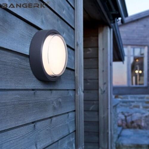 Nordic Outdoor LED Wall Lamp 12W IP65 Waterproof Modern Sconce Wall Lights Garden Courtyard Light Decor Aluminium Lighting