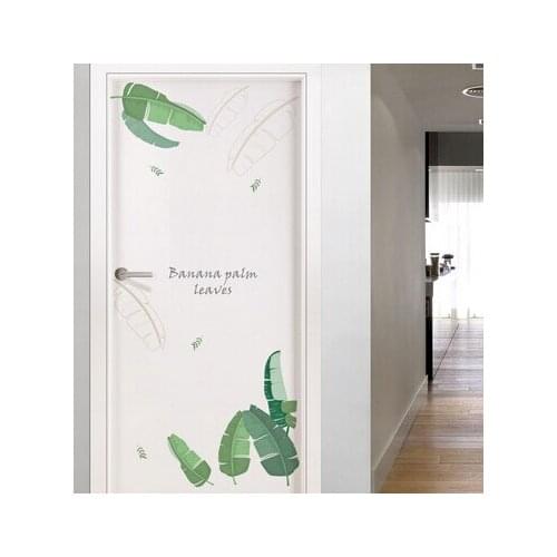Bedroom Plant Door Stickers Wall Sticker For Kids Room wall decorations living room Cornersticker baby Home Accessories