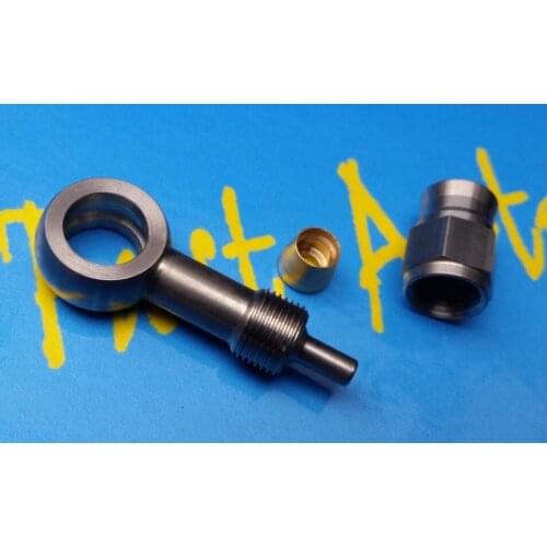 Stainless Steel Banjo Adaptor 11.2mm For an4 banjo bolt to an3 ptfe tpfe brake hose end fitting