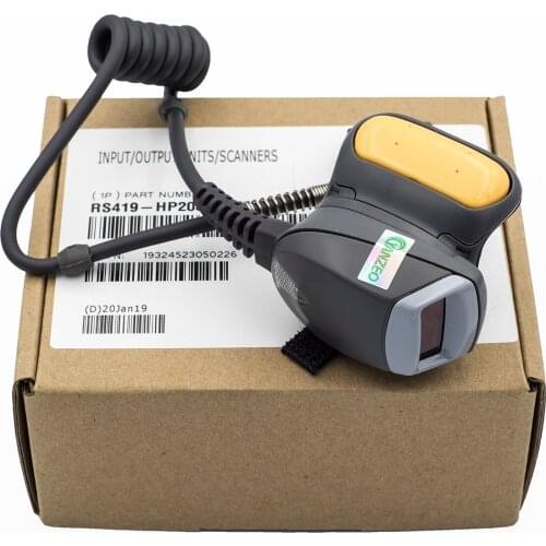 WT41N0 WT4090 RS419-HP2000FSR Reader Wearable Ring Barcode Scanner For Zebra Symbol 1-Year Warranty