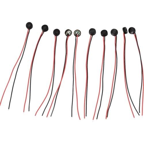 Retail 10pcs Electret Condenser MIC 4mm x 2mm for PC Phone MP3 MP4
