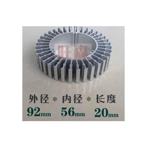 Fast Free Ship 5PCS High Power led heat sink Sunflower radiator aluminum radiator mining lamp 92*56*20mm heatsink