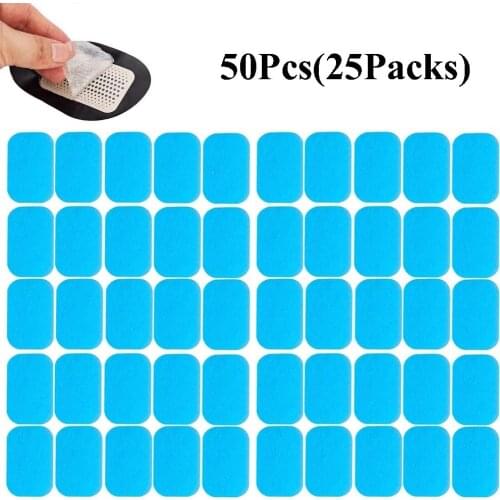 50PCS EMS Hydrogel Pads Abs Replacement Gel Pads For Electric Muscle Stimulation Toner Abdominal Toning Fitness Accessories